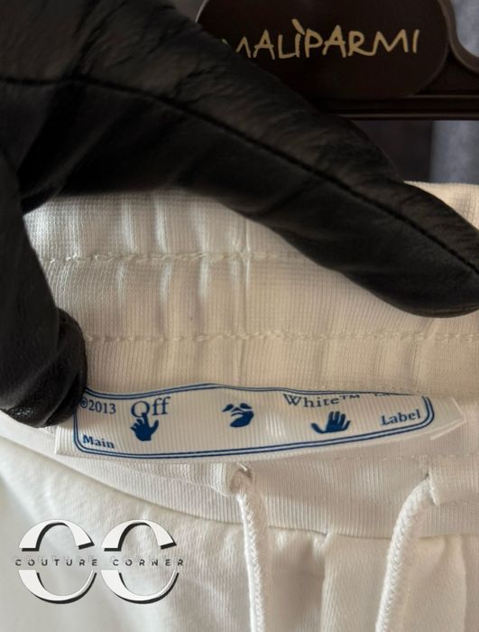 Pantaloni Scurți OFF-White Caravaggio Diagonal  • Calitate TOP •  QR