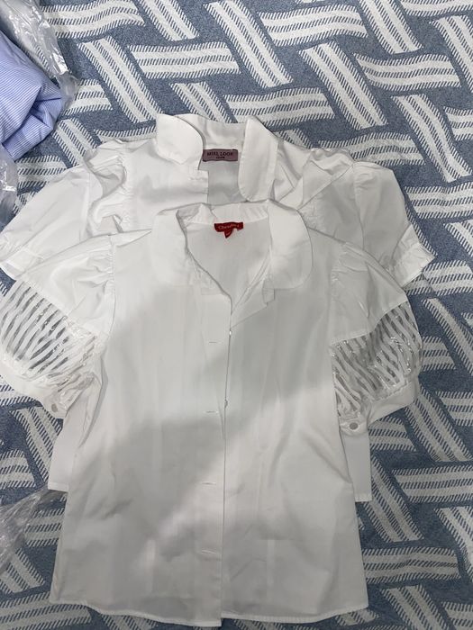 Школьная рубашка на девочку рост 140