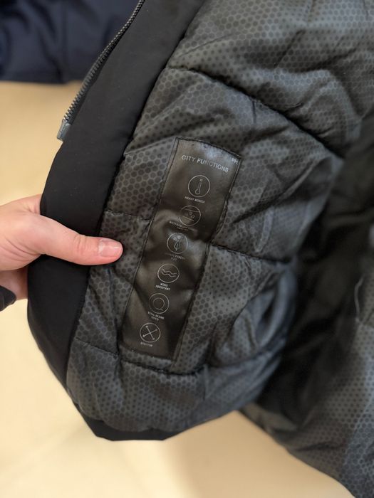 Дамско яке парка черно Elvine