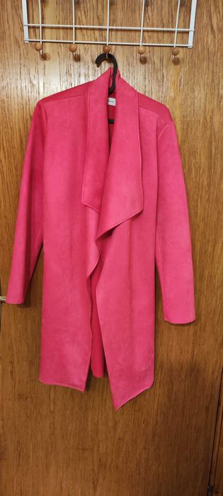 Розово есенно/ пролетно Палто с колан