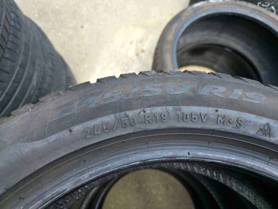 4 Anvelope M+S IARNA - 245/50/19 105V - PIRELLI Sottozero 3 * OEM BMW RUN-FLAT * CA NOI - DOT 2022 !
