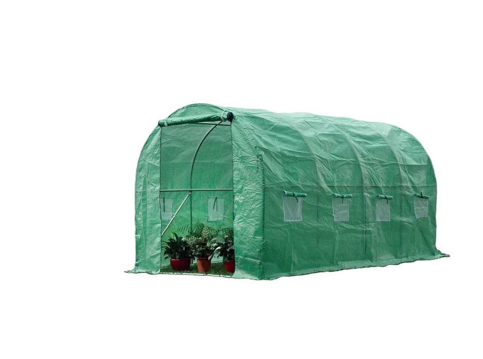 Sera Solar Tunel Otel Folie 4x3x2m + Sistem Irigare LivratGRATUIT