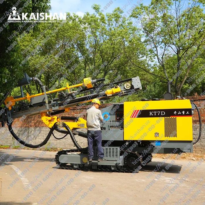 Интегрированная буровая KAISHAN KT7C: глубина — 25 м, диаметр — 105 мм