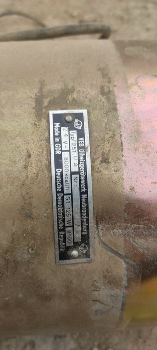 Дизельная автономка 24V/пушка