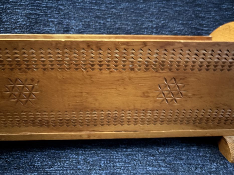 Дървено легло за кукли от соца