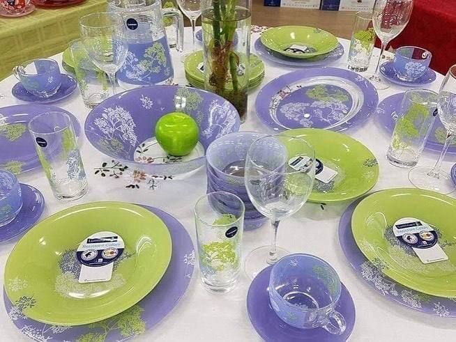 Luminarc naborlar Osartiment har hil ranglari mavjud, zavod 46ta pr