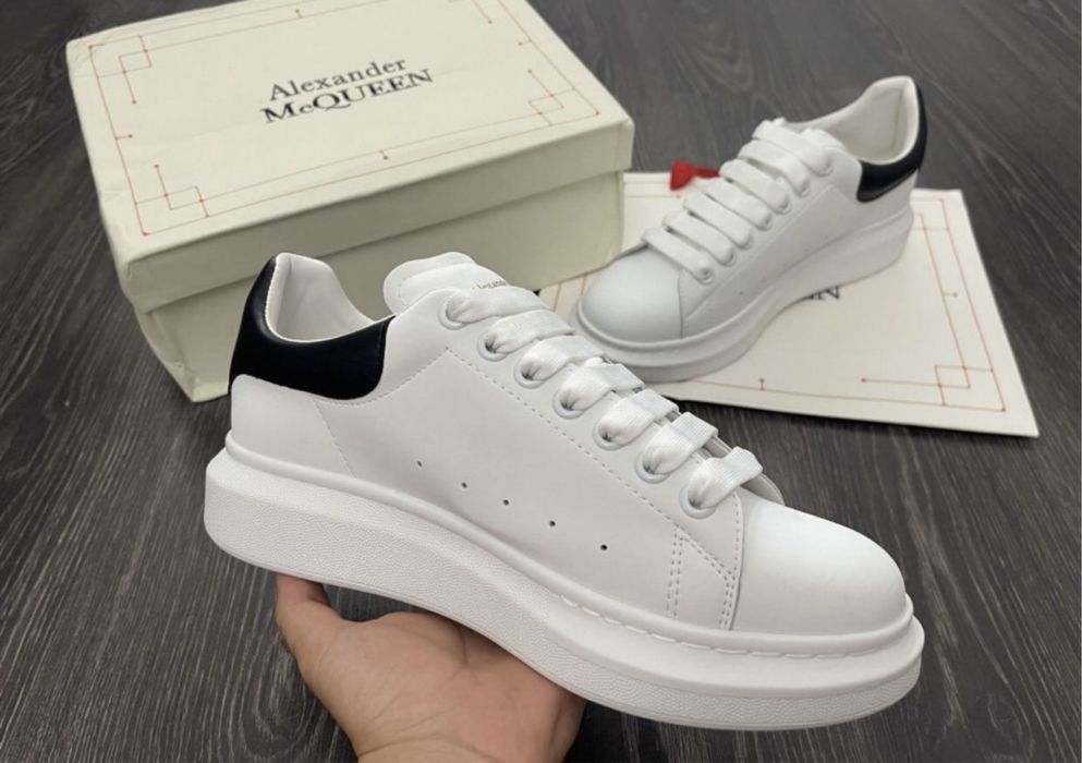 Adidasi McQueen White&Black