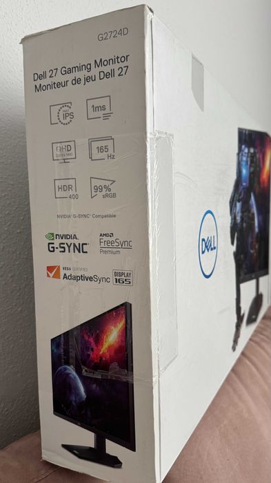 Monitor 27inch - Dell G2724, IPS, 2K, HDR, 165 Hz