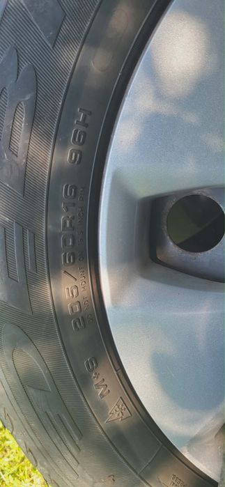 Jante+anvelope de iarna 205/60R16 x4buc
