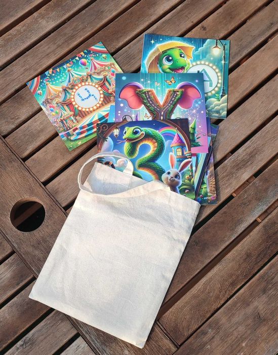 Мнемонични образователни карти с азбуката