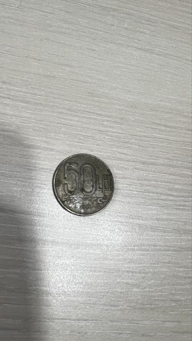 moneda  50 lei rara alexandru ion cuza 1994