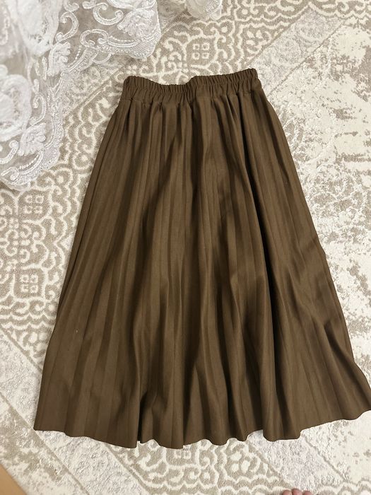Юбка коричневая, рр 42-44