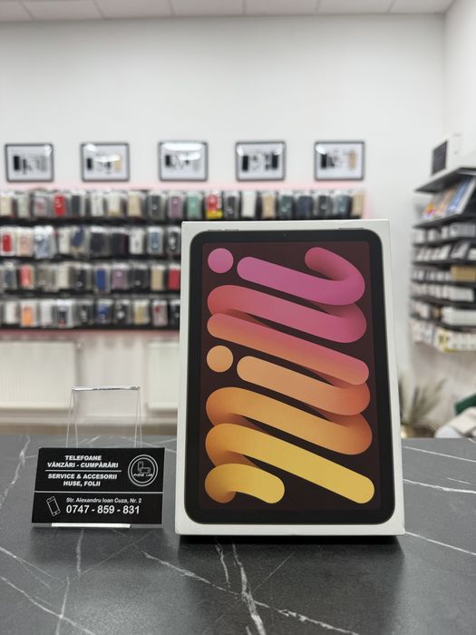 iPad Mini (A17 Pro) - Wi-Fi - 256Gb - NOU - Sigilat! - 2 Ani Garantie!