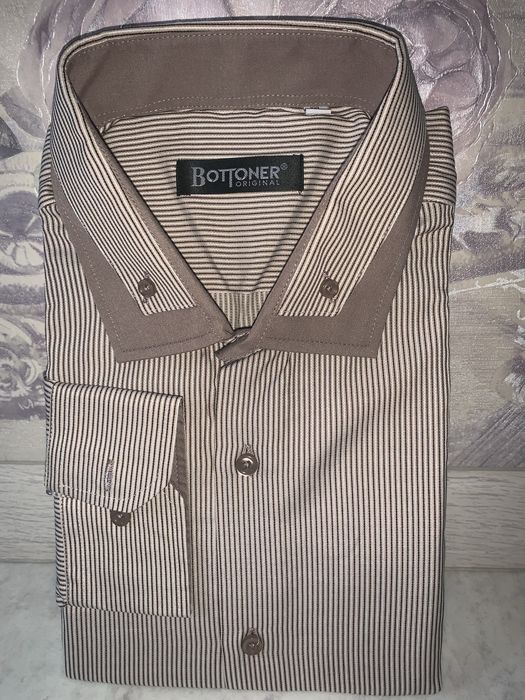 Рубашка мужская длинный рукав