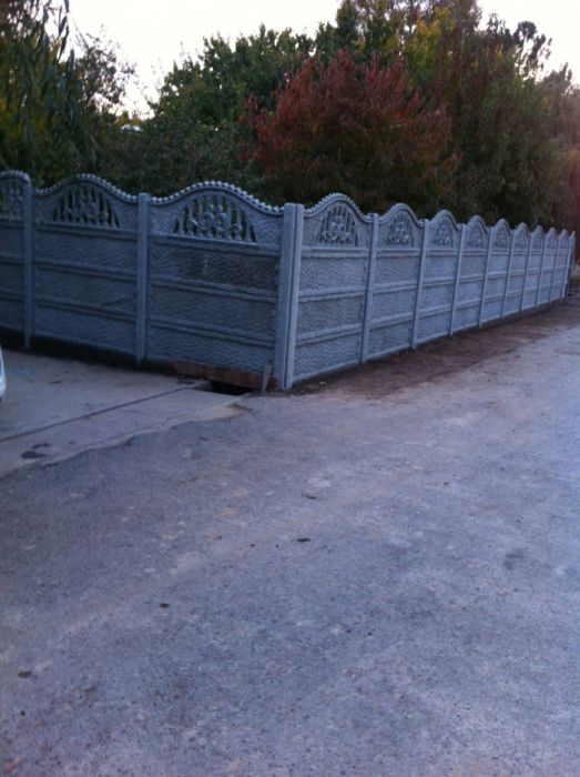 Бетонный еврозабор