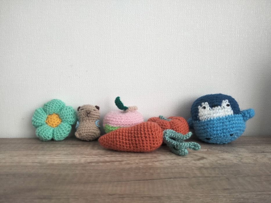 Вязаные игрушки ручной работы