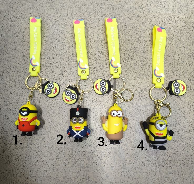 Шампоани със Миньоните;ключодържатели,фигурки,плюшени -1,2лв,5лв-9лв/б