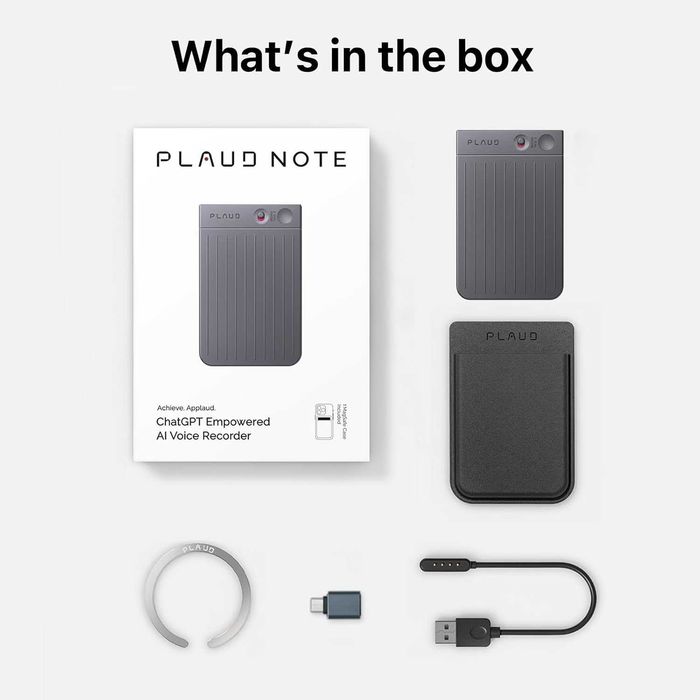 Plaud Note Диктофон с Chat GPT для iPhone c Magsafe