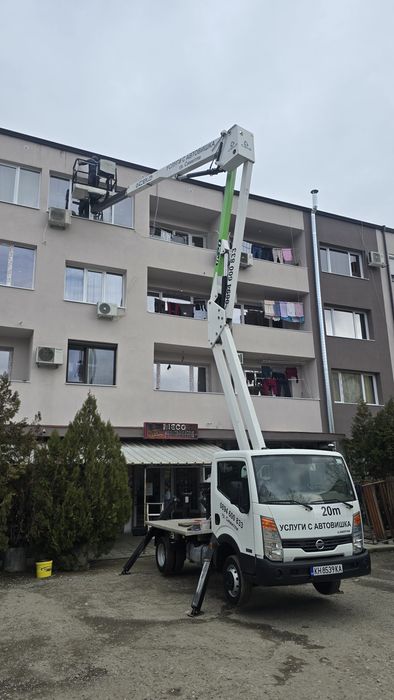 Услуги с автовишки.Автовишки под наем.20 метра