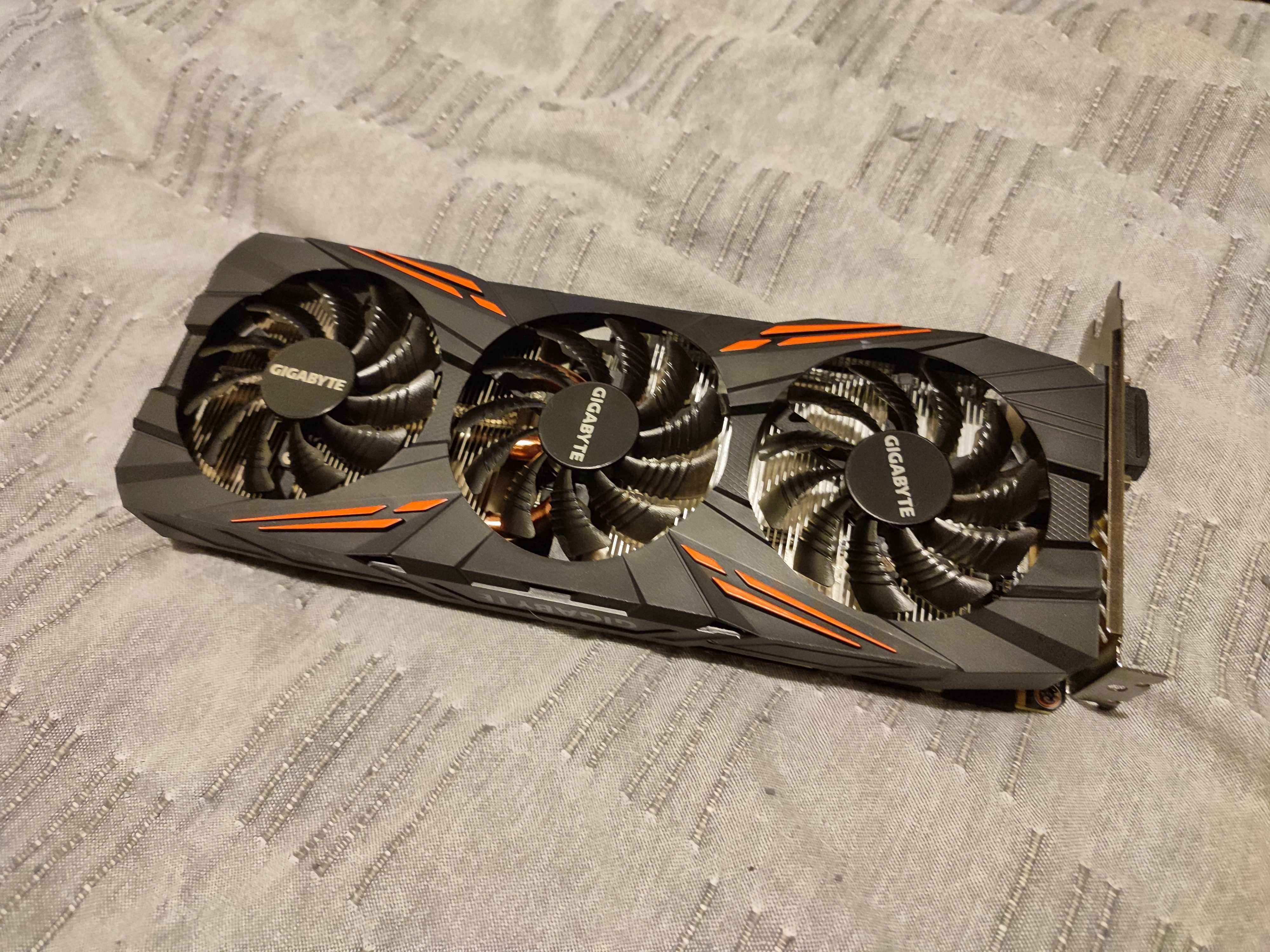 Видеокарта GIGABYTE NVIDIA GeForce GTX 1080 G1 GAMING - Black гр ...