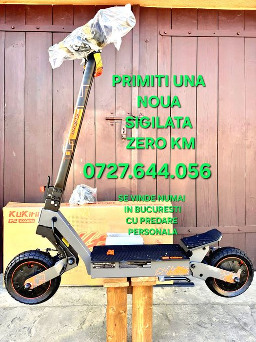 Trotineta electrica KUKIRIN G2 ULTRA Noua sigilata 1600 W 2 motoare !