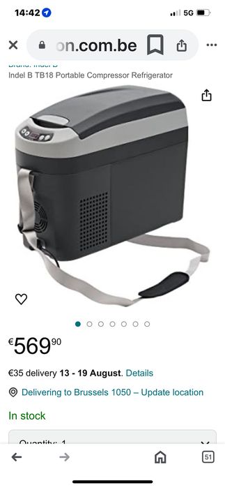 Хладилна чанта с компресор Indel B TB18