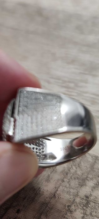 Vand Inel Model Stea Din Ag 925 Cu Pietre Moissanite VVS1