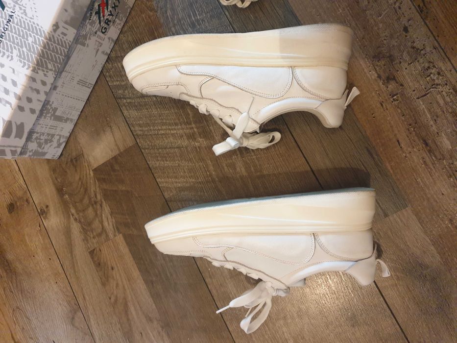 Pantofi piele Gryxx albi 39