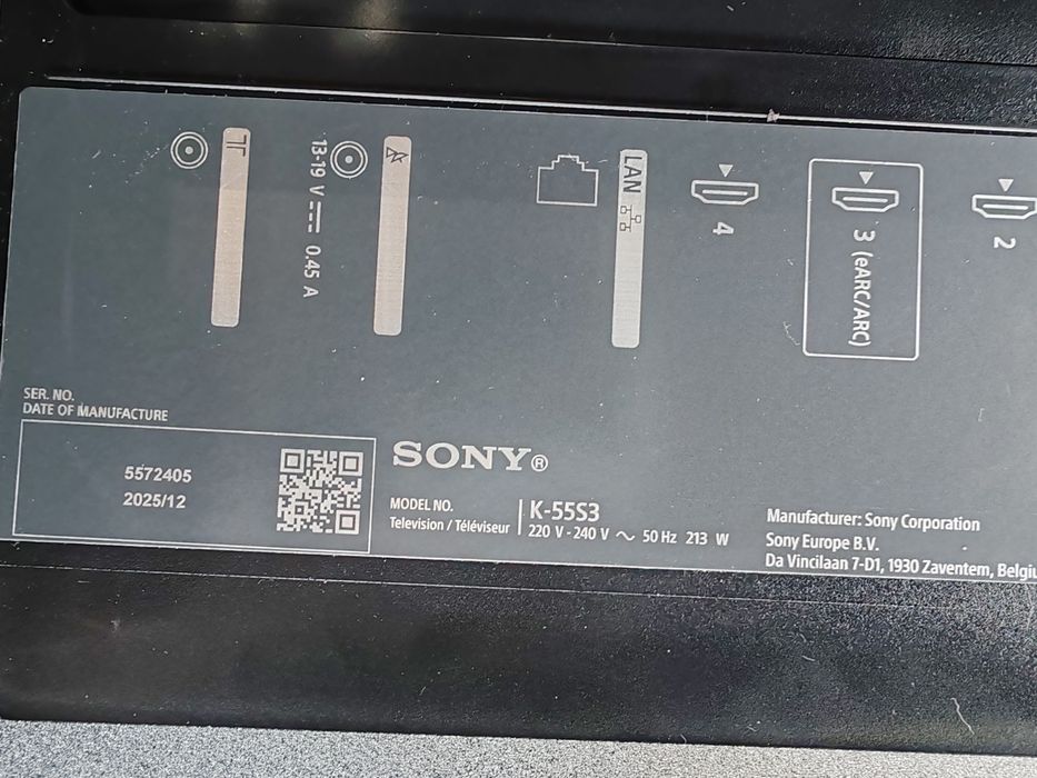 Sony 55 4K ,k55s3 ,за Части