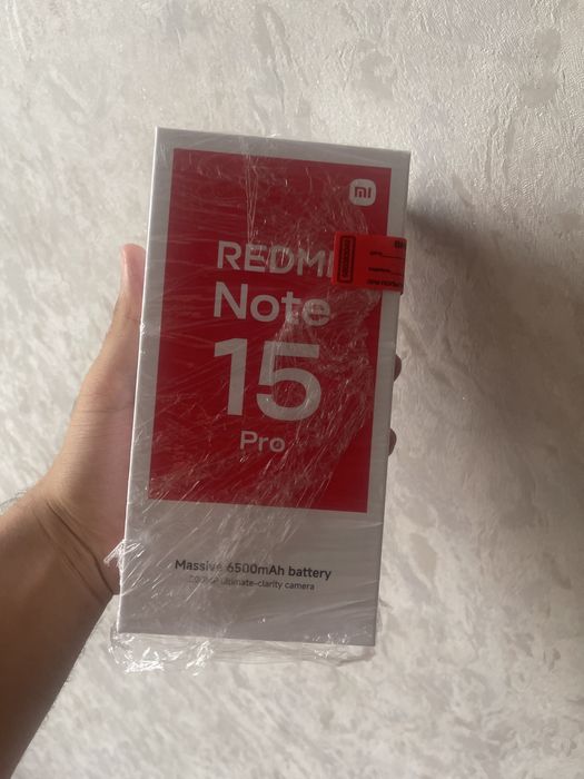 Redmi not 15 pro 256gb yengi