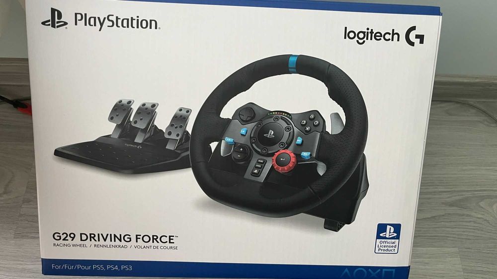 Logitech G29 Driving Force Геймърски волан с педали в гаранция гр ...