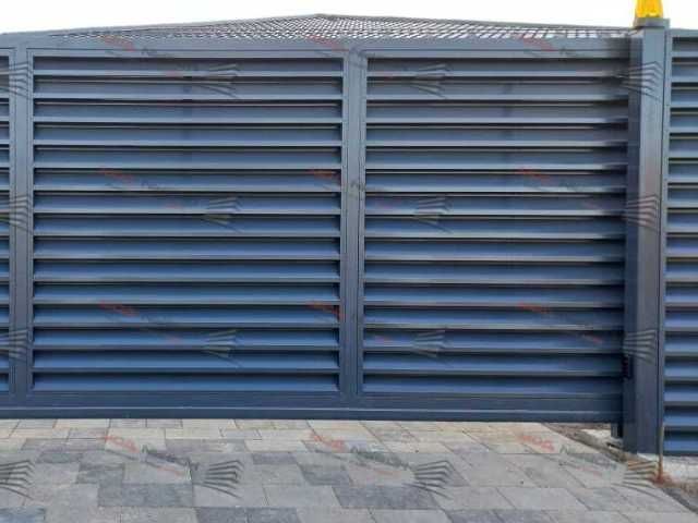 Забор жалюзи горизонтальный