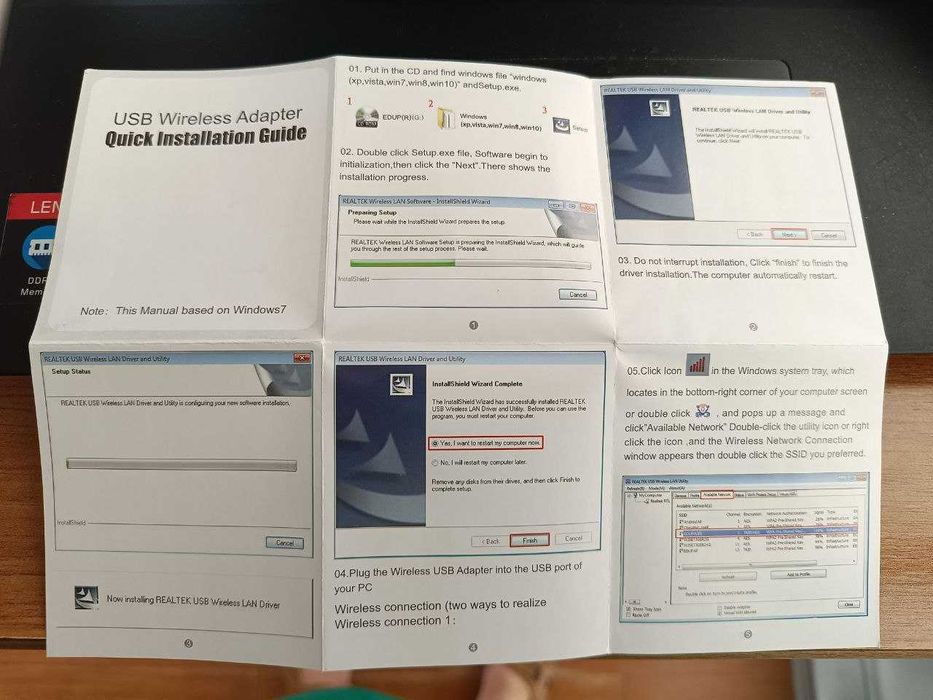 1900Mbps USB WIFI адаптер двулентов 2.4G/5Ghz 4*6dBi антени