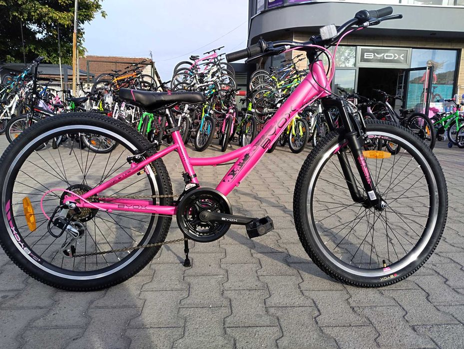 BYOX Велосипед 24" PRINCESS розов