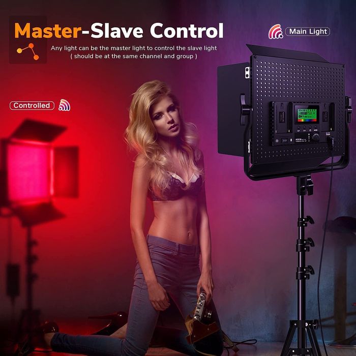 RGB. Диодно Осветление. Фото. Видео. Постоянно. Софтбокс