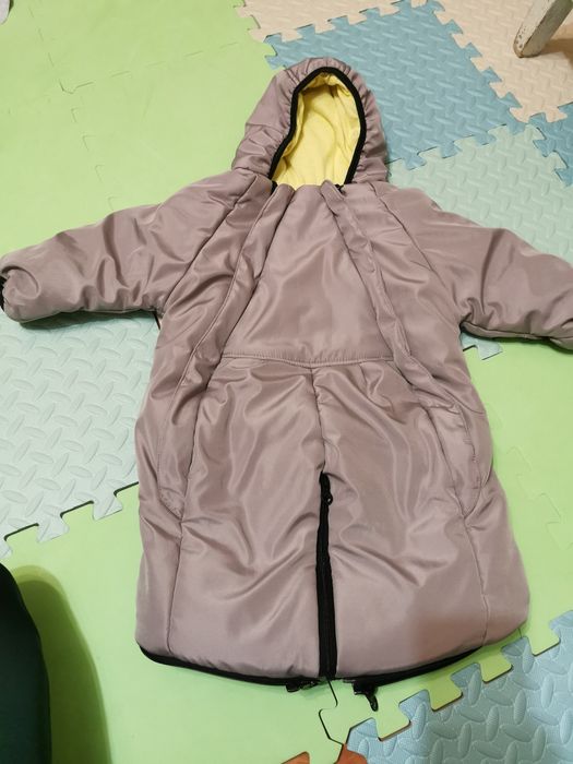 Combinezon gros 2 în 1 bebe/salopeta /sac  pentru iarna 0-12 luni