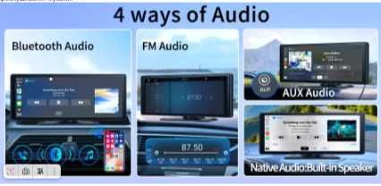 10,26-дюймовый видеорегистратор ADAS GPS-навигация