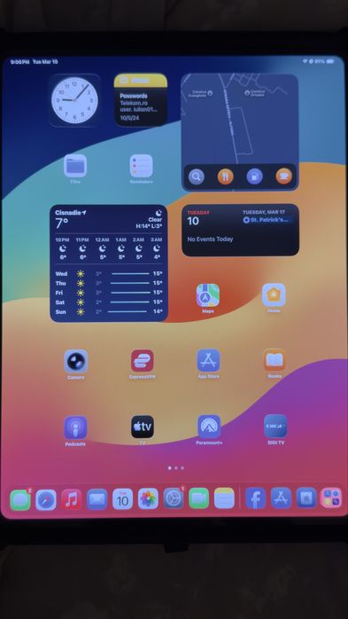 Ipad 13 inch M4 256 GB