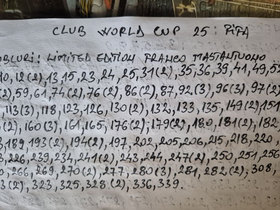 Cartonase Club world cup 2025