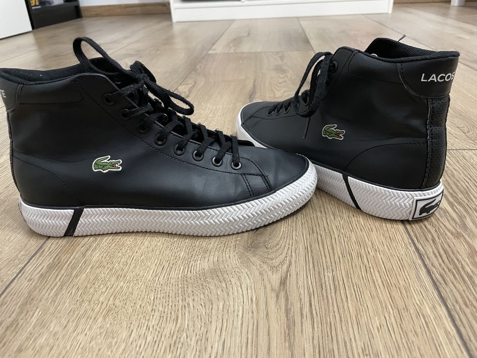 Adidași înalți Lacoste, mărime 37