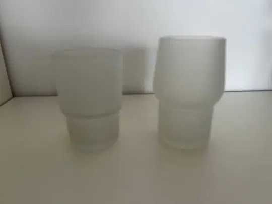 Резервна чаша за четки за зъби, стъкло, мат