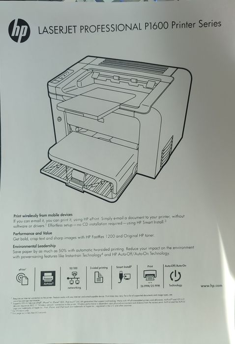 лазерный принтер HP LaserJet P1606dn