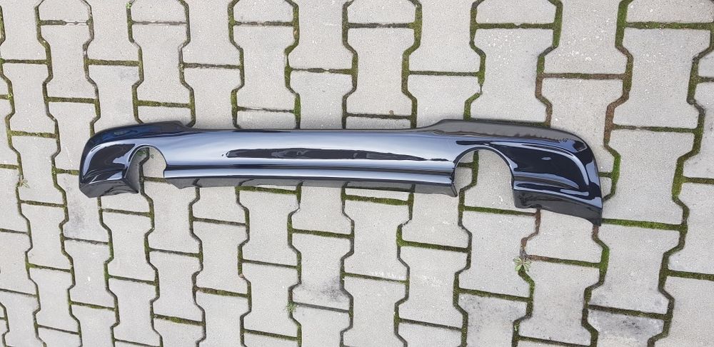 Дифузьор за бмв е90 е91 / добавка за задна броня м тех / bmw e90 e91 diffuser