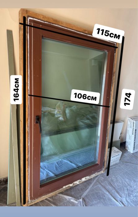 Окно деревянное