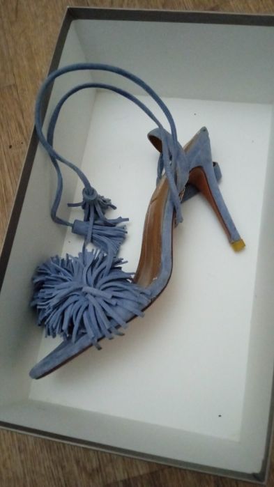 Туфли шпильки чёрные