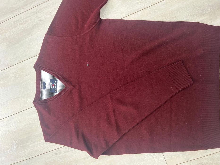 свитер бордовый Tommy Hilfiger