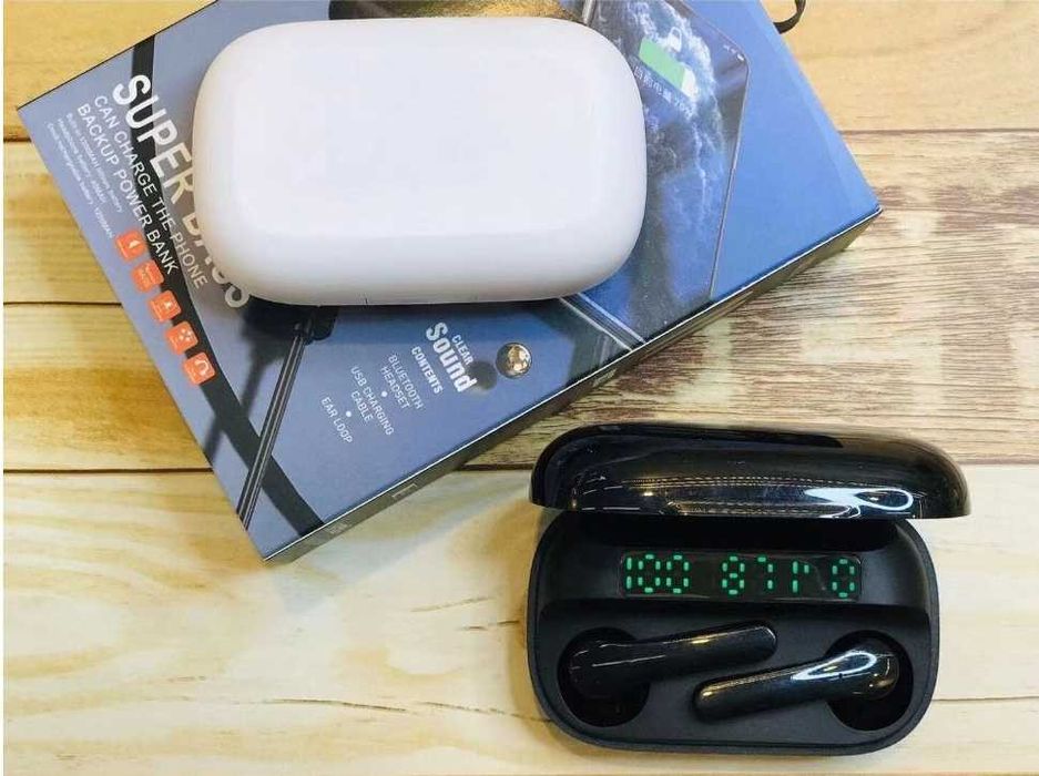 Качествени Слушалки Sumker Y10, Безжични, Черен/Бял