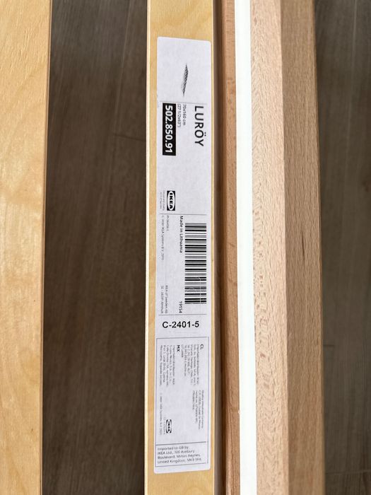 Vând pat pentru copii 160/70 nou Ikea plus saltea 10 cm grosime