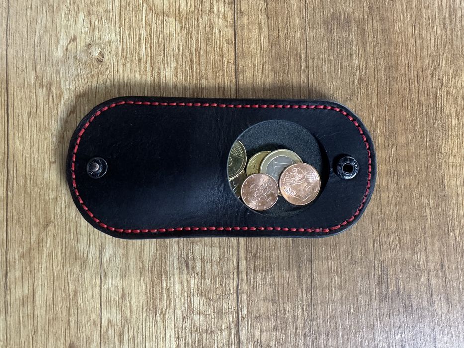 Ръчноизработен кожен монетник
