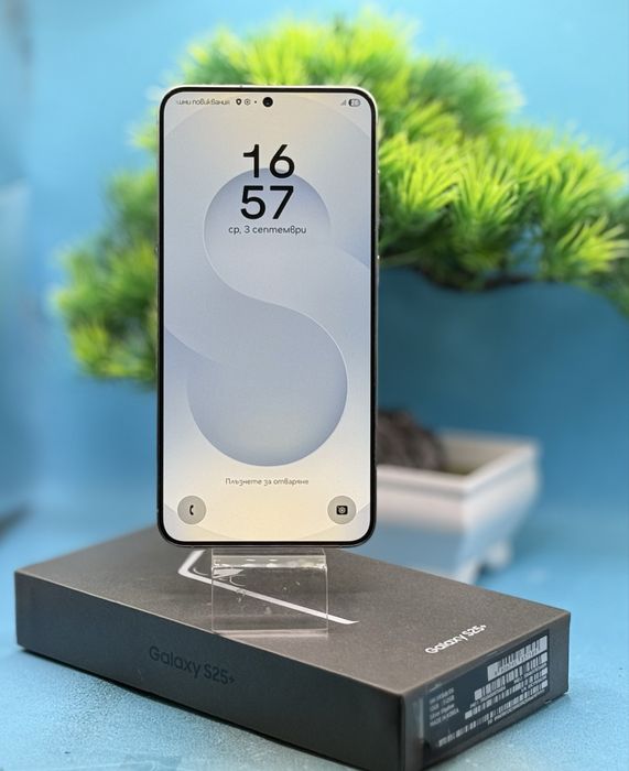 ГАРАНЦИОНЕН!!! Samsung Galaxy S25+, 12GB RAM, 512GB, 5G, Silver Shadow